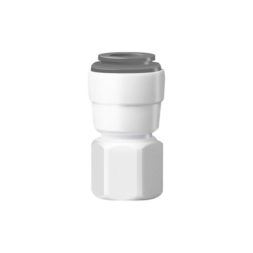 Ctyjia 1 Stück Wasser Schnellkupplung Fitting, 3/8" Rohr OD auf 10mm Innengewinde Adapter Fitting Verbindungsstück, für RO-System, Wasserreiniger von Ctyjia