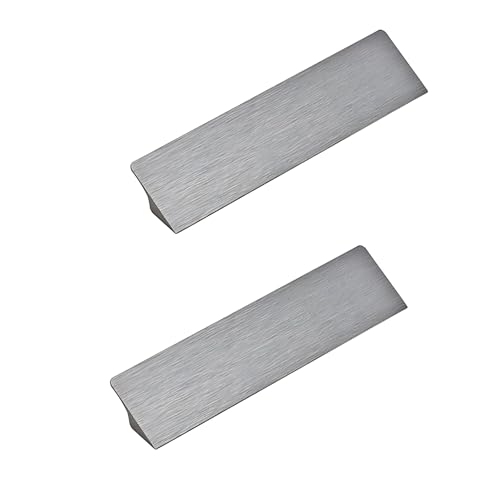 Ctyjia 2 Stück Schrankgriffe Grau, 96mm Lochabstand, Aluminiumlegierung, Modernes Design, Küchengriff Schrankgriffe Möbelgriffe Ctyjia 2 Stück Schrankgriffe Grau, 96mm Lochabstand, Aluminiumlegierung, Modernes Design, Küchengriff Schrankgriffe Möbelgriffe von Ctyjia