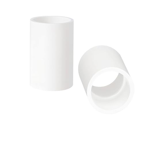 Ctyjia 2 Stück Steckverbinder PVC Verbindungsmuffe, Gerade, Rohrverschraubung für Verbindung von PVC Rohr, 32mm x 47.5mm (φ*L) von Ctyjia