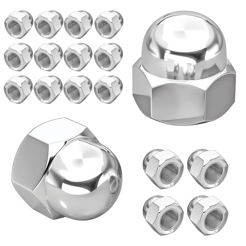 Ctyjia 20 Stück Edelstahl Kappenmuttern, M6 Sechskant Hutmuttern, DIN 1587 Hutmuttern, für Schrauben Gewindestangen & Gewindebolzen Ctyjia 20 Stück Edelstahl Kappenmuttern, M6 Sechskant Hutmuttern, DIN 1587 Hutmuttern, für Schrauben Gewindestangen & Gewindebolzen von Ctyjia