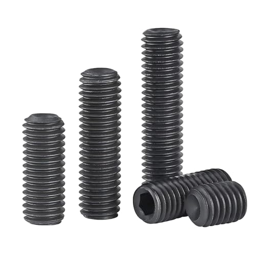 Ctyjia 20 Stück Madenschrauben, M4 x 6mm Inbusschrauben, Innensechskant Gewindestifte Schrauben, Gewindestifte Madenschrauben für Maschinen, Türgriff von Ctyjia