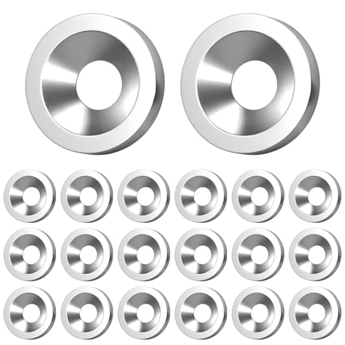 Ctyjia 20 Stück Unterlegscheiben, Edelstahl Senkkopf Scheiben, M4x12x3mm Cup Unterlegscheiben, Zierscheiben für Senkkopfschrauben Ctyjia 20 Stück Unterlegscheiben, Edelstahl Senkkopf Scheiben, M4x12x3mm Cup Unterlegscheiben, Zierscheiben für Senkkopfschrauben von Ctyjia