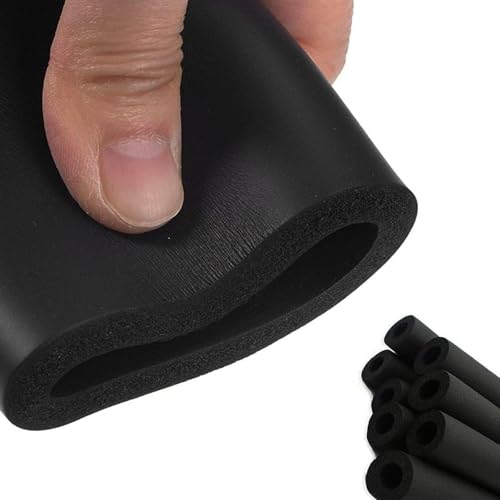 CuKLARYi Frostschutzschaumschlauch for Rohrisolierung im Innen- und Außenbereich, Schaumstoffschlauchummantelung, for Klimaanlagen, Gitarrenständer, Griffe von Trainingsgeräten(ID114MMXT20MMXL1.9M) von CuKLARYi