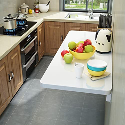 CuNtoHHH An der Wand montierter Klapptisch für die Küche, Frühstücksbartisch, 60 cm, 70 cm, 80 cm, 90 cm, 100 cm, 120 cm, klappbarer Wandtisch | Computertisch für das Home-Office, klein, platzsparend CuNtoHHH An der Wand montierter Klapptisch für die Küche, Frühstücksbartisch, 60 cm, 70 cm, 80 cm, 90 cm, 100 cm, 120 cm, klappbarer Wandtisch | Computertisch für das Home-Office, klein, platzsparend von CuNtoHHH