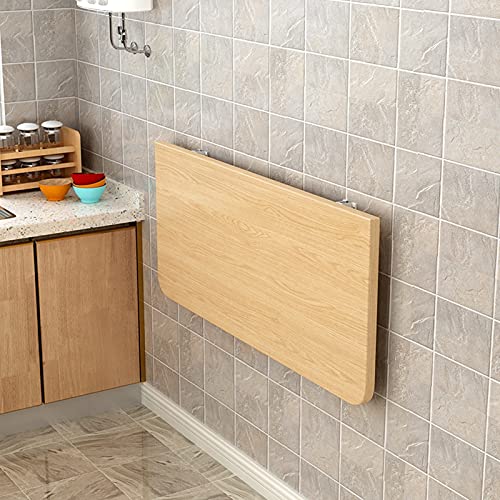CuNtoHHH An der Wand montierter Klapptisch für die Küche, Frühstücksbartisch, Esstisch mit Klappblatt für kleine Räume, Schreibtisch für das Home-Office, die Garage, den Garten, die Waschküche, 60 x CuNtoHHH An der Wand montierter Klapptisch für die Küche, Frühstücksbartisch, Esstisch mit Klappblatt für kleine Räume, Schreibtisch für das Home-Office, die Garage, den Garten, die Waschküche, 60 x von CuNtoHHH