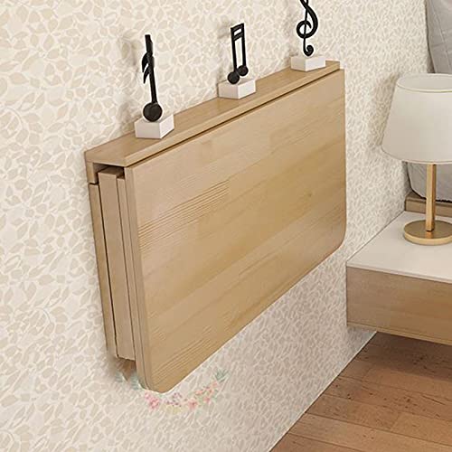 CuNtoHHH An der Wand montierter Küchentisch, Naturholz | Klappbarer Esstisch mit Klappblatt, Eckcomputertisch für kleine Räume, Laptop-Schreibtisch, Nachttisch, Gaming-Workstation, modernes Design (G CuNtoHHH An der Wand montierter Küchentisch, Naturholz | Klappbarer Esstisch mit Klappblatt, Eckcomputertisch für kleine Räume, Laptop-Schreibtisch, Nachttisch, Gaming-Workstation, modernes Design (G von CuNtoHHH