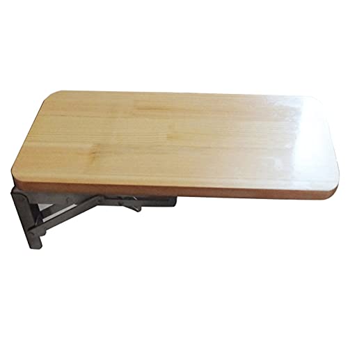 CuNtoHHH Klappbarer Wandtisch für Küche und Wohnzimmer, Halterungen aus Massivholz und Edelstahl | Wandmontierte Tische, herunterklappbarer Arbeitstisch, Esstisch, hängender Computertisch, Tragkraft CuNtoHHH Klappbarer Wandtisch für Küche und Wohnzimmer, Halterungen aus Massivholz und Edelstahl | Wandmontierte Tische, herunterklappbarer Arbeitstisch, Esstisch, hängender Computertisch, Tragkraft von CuNtoHHH