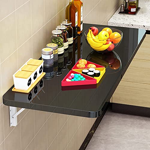 CuNtoHHH Laptop-Schreibtisch, Klapptisch, Wäscheklapptisch, Klapptisch zur Wandmontage, Klapptisch aus Holz, Hängetisch, Wandschreibtisch, schwebender Schreibtisch, Werkbank für kleine Räume, 40–120 CuNtoHHH Laptop-Schreibtisch, Klapptisch, Wäscheklapptisch, Klapptisch zur Wandmontage, Klapptisch aus Holz, Hängetisch, Wandschreibtisch, schwebender Schreibtisch, Werkbank für kleine Räume, 40–120 von CuNtoHHH