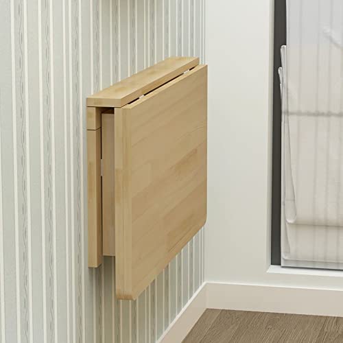 CuNtoHHH Laptop-Schreibtisch, an der Wand montierter schwebender Tisch, Klapptische, Wäscheklapptisch, an der Wand montierter, herunterklappbarer Tisch, klappbarer Hängetisch aus Holz, klappbarer Wer CuNtoHHH Laptop-Schreibtisch, an der Wand montierter schwebender Tisch, Klapptische, Wäscheklapptisch, an der Wand montierter, herunterklappbarer Tisch, klappbarer Hängetisch aus Holz, klappbarer Wer von CuNtoHHH