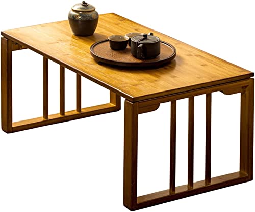 CuNtoHHH Schreibtisch, tragbarer Laptoptisch, klappbarer Teetisch aus Holz, große rechteckige Couchtische für Wohnzimmer, Balkon und Büro (Größe: 99 x 41 x 33 cm, Farbe: A) von CuNtoHHH