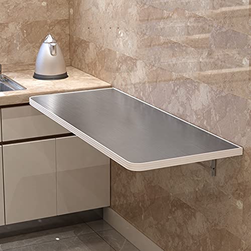 CuNtoHHH Wandklapptisch für die Küche, herunterklappbarer Wandtisch, Kleiner Esstisch, Frühstücksbartisch, schwebender Computertisch, Werkbank, 60 x 40 cm, 70 x 40 cm, 80 x 40 cm (Größe: 70 × 40 cm/2 CuNtoHHH Wandklapptisch für die Küche, herunterklappbarer Wandtisch, Kleiner Esstisch, Frühstücksbartisch, schwebender Computertisch, Werkbank, 60 x 40 cm, 70 x 40 cm, 80 x 40 cm (Größe: 70 × 40 cm/2 von CuNtoHHH
