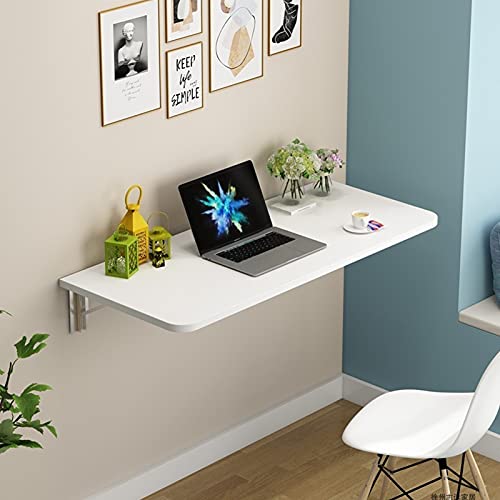 CuNtoHHH Weißer Klapptisch, an der Wand montierter Computertisch, Arbeitsstation, klappbarer Wandtisch aus Holz für Küchen-Esstisch, klein, platzsparend, mehrere Größen optional, Arbeitstisch für das CuNtoHHH Weißer Klapptisch, an der Wand montierter Computertisch, Arbeitsstation, klappbarer Wandtisch aus Holz für Küchen-Esstisch, klein, platzsparend, mehrere Größen optional, Arbeitstisch für das von CuNtoHHH