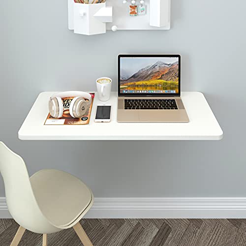 CuNtoHHH Weißer Wandschreibtisch, Klappbarer Wandtisch, Computerarbeitsplatz, Klappbare Werkbank, Frühstücksbartisch, für Home-Office/Küche/Waschküche/Garage/Kellerbar, 60 cm, 80 cm, 100 cm, 120 cm CuNtoHHH Weißer Wandschreibtisch, Klappbarer Wandtisch, Computerarbeitsplatz, Klappbare Werkbank, Frühstücksbartisch, für Home-Office/Küche/Waschküche/Garage/Kellerbar, 60 cm, 80 cm, 100 cm, 120 cm von CuNtoHHH