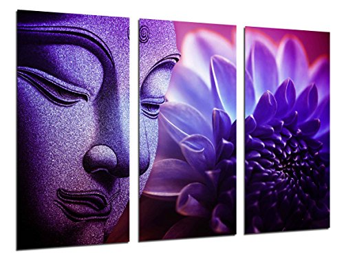 Bilder Fotokamera, Buddha, Entspannung, Zen, Relax, Buddha Gesamtgröße: 97 x 62 cm, XXL, mehrfarbig von Cuadros Cámara