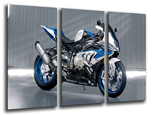 Wandbild - Motorrad BMW, Motor, 97 x 62 cm, Holzdruck - XXL Format - Kunstdruck, ref.26076 von Cuadros Cámara