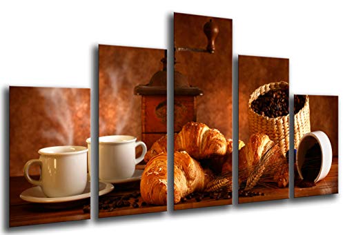 Wandbild - Kaffee, Bar, Cafe, Cafeteria, 165 x 62 cm, Holzdruck - XXL Format - Kunstdruck, ref.26203 von Cuadros Cámara