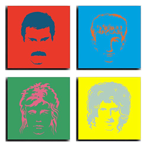 Cuadros Cámara Poster Queen, Freddie Mercury, Gesamtgröße: 63 x 63 cm, XXL, mehrfarbig Cuadros Cámara Poster Queen, Freddie Mercury, Gesamtgröße: 63 x 63 cm, XXL, mehrfarbig von Cuadros Camara