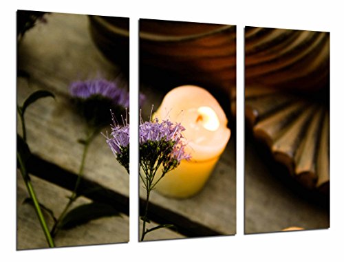 Wandbild - Zen-Thema, Entspannung, Kerzen, 97 x 62 cm, Holzdruck - XXL Format - Kunstdruck, ref.26612 Wandbild - Zen-Thema, Entspannung, Kerzen, 97 x 62 cm, Holzdruck - XXL Format - Kunstdruck, ref.26612 von Cuadros Cámara