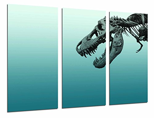 Wandbild - Original Dekoration, Dinosaurier, Skelett, Rex, 97 x 62 cm, Holzdruck - XXL Format - Kunstdruck, ref.26854 von Cuadros Cámara