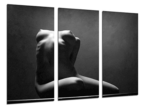 Wandbild - Frau sexy, sinnlich, nackte Mädchen, 97 x 62 cm, Holzdruck - XXL Format - Kunstdruck, ref.26366 von Cuadros Cámara