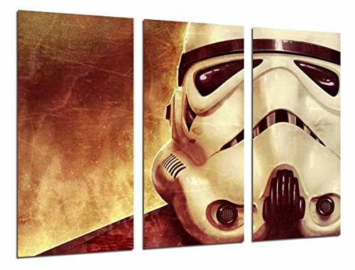 Wandbild - Star Wars, Darth Vader Army Helm, 97 x 62 cm, Holzdruck - XXL Format - Kunstdruck, ref.26629 von Cuadros Cámara