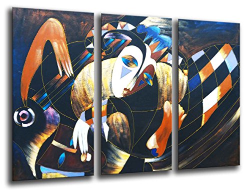 Wandbild - Abstraktes Kunst Bild, 97 x 62 cm, Holzdruck - XXL Format - Kunstdruck, ref.26157 von Cuadros Cámara