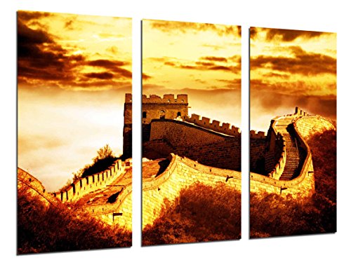 Wandbild - Chinesischer Wand-Landschaftssonnenuntergang, 97 x 62 cm, Holzdruck - XXL Format - Kunstdruck, ref.26416 von Cuadros Cámara