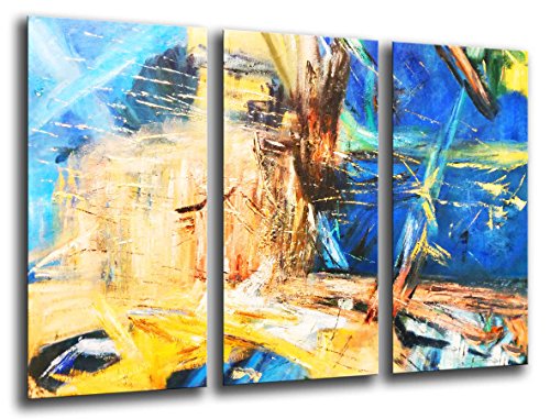 Wandbild - Abstraktes Kunst Bild, 97 x 62 cm, Holzdruck - XXL Format - Kunstdruck, ref.26152 von Cuadros Cámara