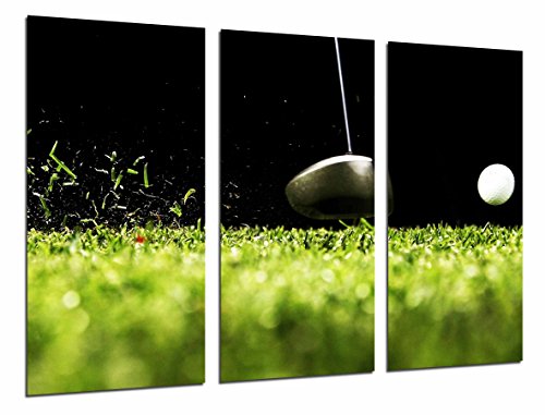 Wandbild - Golf, Ball, Rasen, Sport, 97 x 62 cm, Holzdruck - XXL Format - Kunstdruck, ref.26665 von Cuadros Cámara