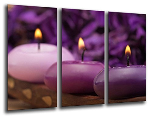 Wandbild - Kerzen entspannen, Zen, Entspannung, 97 x 62 cm, Holzdruck - XXL Format - Kunstdruck, ref.26101 Wandbild - Kerzen entspannen, Zen, Entspannung, 97 x 62 cm, Holzdruck - XXL Format - Kunstdruck, ref.26101 von Cuadros Cámara
