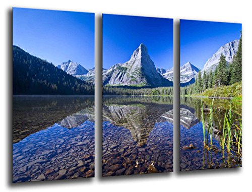 Wandbild - Landschaft am See, Natur, 97 x 62 cm, Holzdruck - XXL Format - Kunstdruck, ref.26118 von Cuadros Cámara