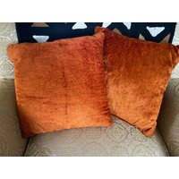 Vintage Dekorative Velourkissen von Cubbscove