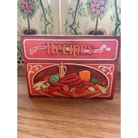 Vintage Hillshire Farm Rezeptkasten Vintage Hillshire Farm Rezeptkasten von Cubbscove