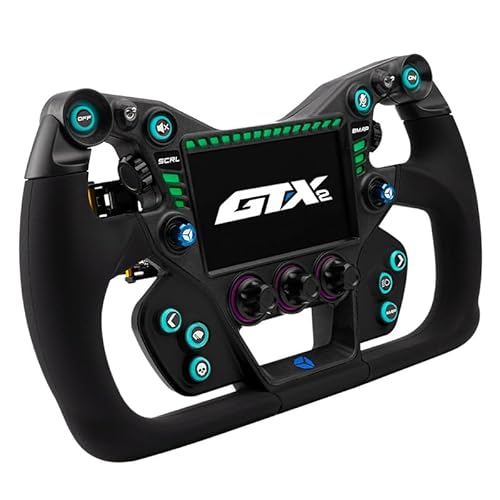 Cube Controls GTX2 Lenkrad, schwarz/blau - 30 cm Grip von Cube Controls