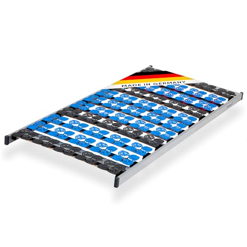 CubeSleep Cloud NV 7-Zonen Tellerfeder-Lattenrost 80x200cm | starr | Made In Germany | GS Zertifiziert – geprüfte Sicherheit von CubeSleep