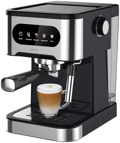 Cucina di Modena Espresso-Siebträgermaschine mit Milchaufschäumer und Milchtank von Cucina di Modena