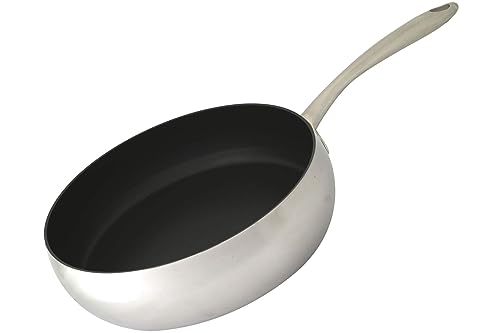 Cucina und Tavola Deluxe Edelstahl Bratpfanne Ø 20 cm PTFE Antihaft Beschichtung Pfanne von Cucina und Tavola