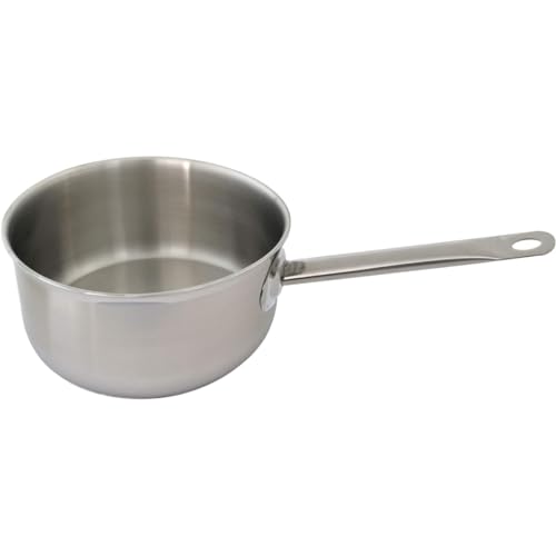 Gastro Stielkasserolle Ø 18 cm 1,5 Liter Edelstahl Kochtopf Ofenfest Induktion von Cucina und Tavola