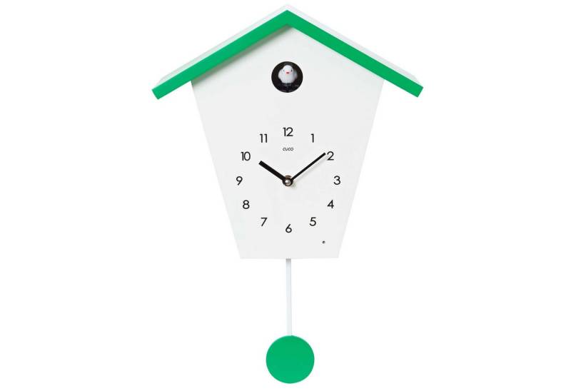 Cuco Clock Wanduhr (mit Nachtruhefunktion, Vogelgezwitscher) von Cuco Clock