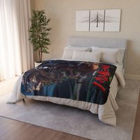 Howl's Moving Castle Fleece Sherpa Blanket | Studio Ghibli Movie Poster Design Howl's Moving Castle Fleece Sherpa Blanket | Studio Ghibli Movie Poster Design von CuddleClubStudio