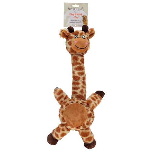 Cudlie Hundespielzeug Plüsch mit 3D Tierkopf & großem Bauch Quietscher - Weiches Quietschspielzeug für kleine & mittelgroße Hunde - Stofftier Spielzeug in Elefant, Giraffe oder Zebra Cudlie Hundespielzeug Plüsch mit 3D Tierkopf & großem Bauch Quietscher - Weiches Quietschspielzeug für kleine & mittelgroße Hunde - Stofftier Spielzeug in Elefant, Giraffe oder Zebra von Cudlie