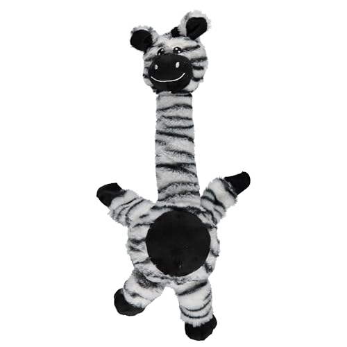 Cudlie Hundespielzeug Plüsch mit 3D Tierkopf & großem Bauch Quietscher - Weiches Quietschspielzeug für kleine & mittelgroße Hunde - Stofftier Spielzeug in Elefant, Giraffe oder Zebra Cudlie Hundespielzeug Plüsch mit 3D Tierkopf & großem Bauch Quietscher - Weiches Quietschspielzeug für kleine & mittelgroße Hunde - Stofftier Spielzeug in Elefant, Giraffe oder Zebra von Cudlie