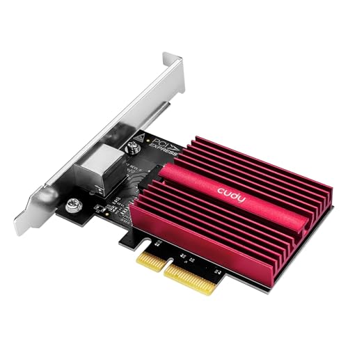 Cudy 10GB PCIe Netzwerkkarte, 10G Base-T PCIe Adapter, Flow Control, PCIe auf 10 Gigabit Ethernet Adapter, unterstützt Windows 11/10, WindowsServer 2022 und Linux, inklusive Netzwerkkabel Cudy 10GB PCIe Netzwerkkarte, 10G Base-T PCIe Adapter, Flow Control, PCIe auf 10 Gigabit Ethernet Adapter, unterstützt Windows 11/10, WindowsServer 2022 und Linux, inklusive Netzwerkkabel von Cudy