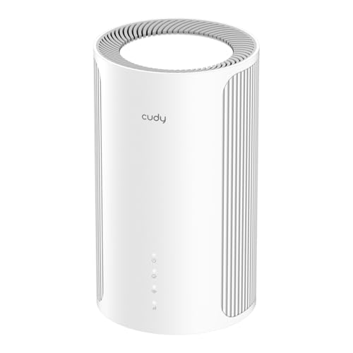 Cudy Tri-Band WiFi 7 BE11000 Whole Home Mesh System, 6-Stream 10 Gbit/s, 4 × 2,5G Ports, MU-MIMO, Multi-VPN, Cudy APP, Smarte interne Antennen, M11000, 1er-Pack Cudy Tri-Band WiFi 7 BE11000 Whole Home Mesh System, 6-Stream 10 Gbit/s, 4 × 2,5G Ports, MU-MIMO, Multi-VPN, Cudy APP, Smarte interne Antennen, M11000, 1er-Pack von Cudy
