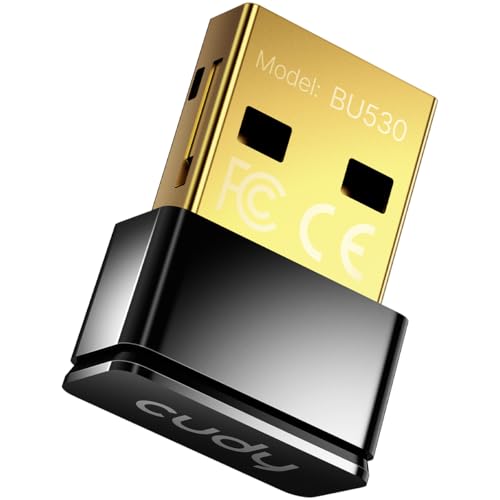 Cudy USB Bluetooth Adapter für PC, Bluetooth 5.3 Dongle Empfänger, Plug and Play, Nano-Größe, unterstützt Windows 11/10/8.1/7 für Desktop, Laptop, Drucker Cudy USB Bluetooth Adapter für PC, Bluetooth 5.3 Dongle Empfänger, Plug and Play, Nano-Größe, unterstützt Windows 11/10/8.1/7 für Desktop, Laptop, Drucker von Cudy