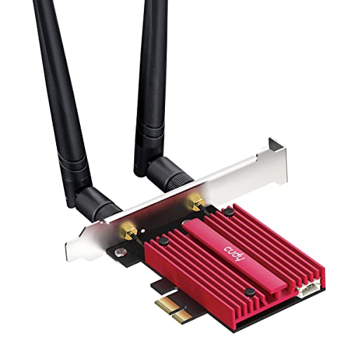 Cudy WiFi 7 BE9300 WE9300 PCIe WiFi Karte für PC, 6GHz Tri-Band Wireless Adapter, Intel BE200 Chipsatz, Bluetooth 5.4, WPA3, einfache Installation von Cudy