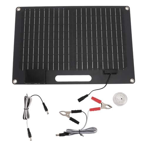 Cufaee 100W Portable Solar Panel, 2 USB Outputs 12V 24V Solar Panel Charger for Power Bank Phone Laptop RV Boat Trip von Cufaee