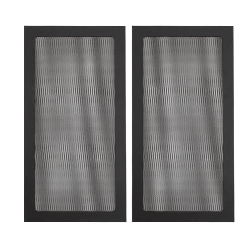 Cufaee 2pcs PC -Fall Staubnetzfilter, PVC Magnetic Computer Case Lüfterstaubfilter, Maschenfilterabdeckung für Netzteillüfterentlüftung (Black) von Cufaee