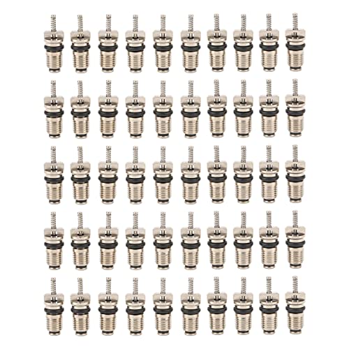 Cufaee 50pcs Car Cur Conditioning Ventilkern, Aluminiumlegierung, Kupfer Hochdruckventilstammkern, Kernzubehör für R134 -Serien Klimaanlagenventil -Ventil -Ventile Cufaee 50pcs Car Cur Conditioning Ventilkern, Aluminiumlegierung, Kupfer Hochdruckventilstammkern, Kernzubehör für R134 -Serien Klimaanlagenventil -Ventil -Ventile von Cufaee
