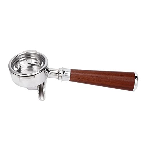 Cufaee 58 mm Kaffee -Portafilter, Edelstahl -Kaffeemaschine Filte mit Rosenholzgriff, Ersatzteile für den kommerziellen Gebrauch Cufaee 58 mm Kaffee -Portafilter, Edelstahl -Kaffeemaschine Filte mit Rosenholzgriff, Ersatzteile für den kommerziellen Gebrauch von Cufaee